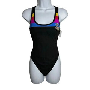 HURLEY x NASCAR One piece swimsuit womens size Small NWT Racing stock car